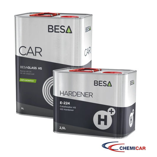 Set Lac Acrilic HS Besa 5L + intaritor normal E-224